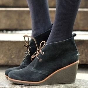 Sperry Top Sider Womens Black Wedges Size 7